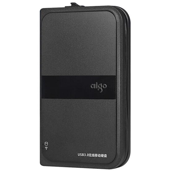 愛國者（aigo）500GB USB3.0 移動硬盤 HD816 黑色 多功能無線移動硬盤 機(jī)線一體.png